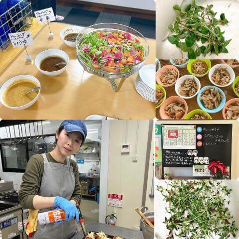 1月8日のメニューと黒板