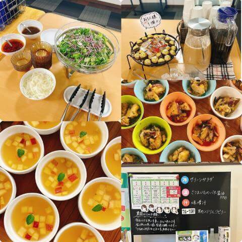 1月17日のメニューと黒板