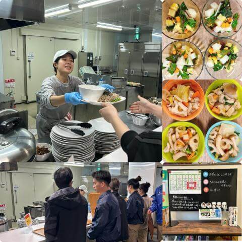 1月23日のメニューと黒板