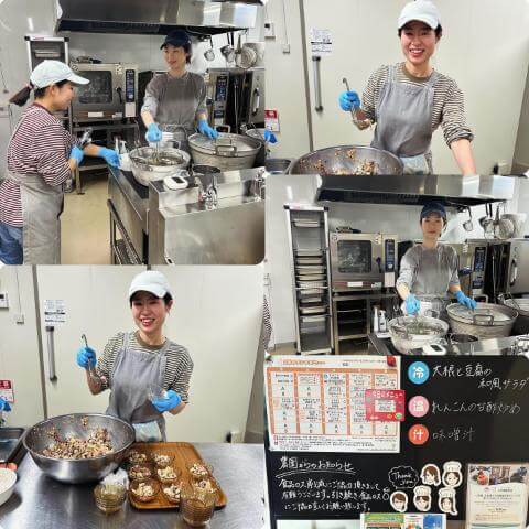 2月21日のメニューと黒板