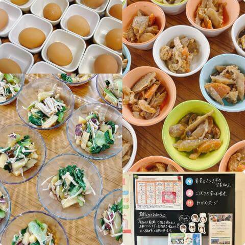 2月27日のメニューと黒板