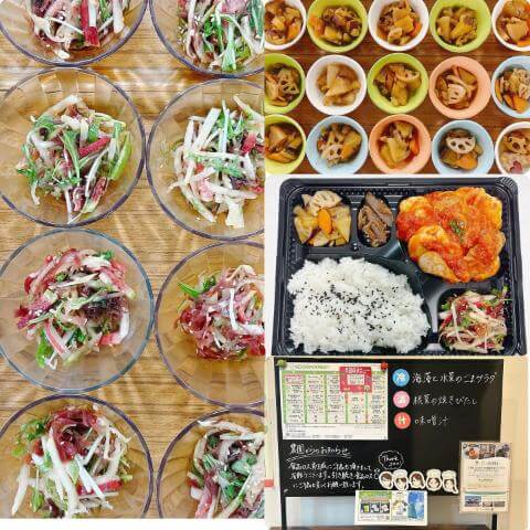 3月6日のメニューと黒板