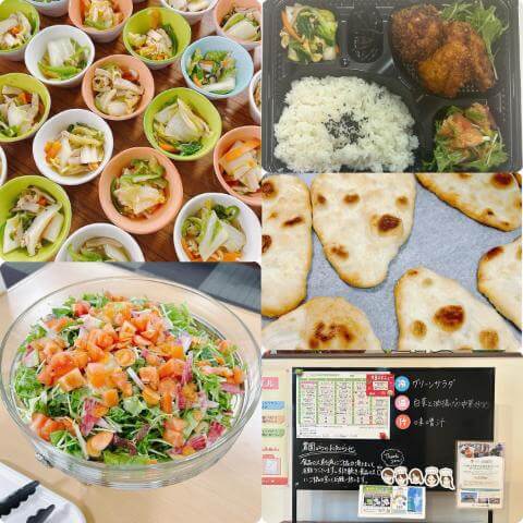 3月7日のメニューと黒板