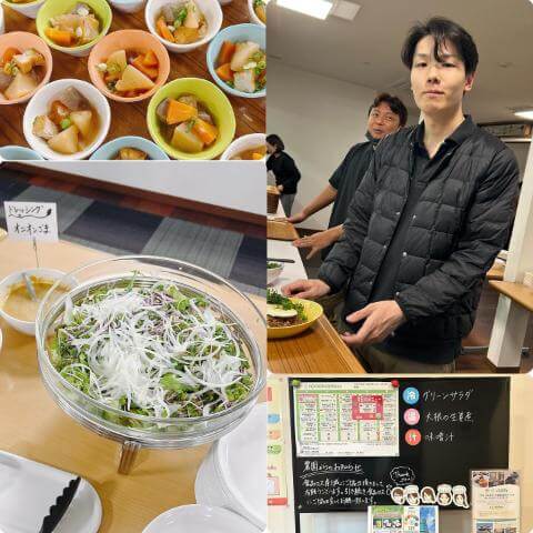 3月13日のメニューと黒板