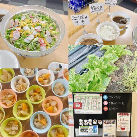 3月24日のメニューと黒板