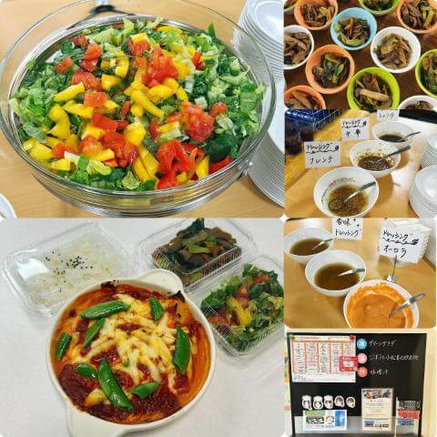 4月25日のメニューと黒板