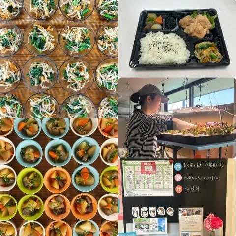 5月7日のメニューと黒板