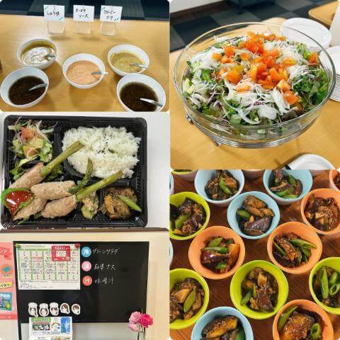 5月8日のメニューと黒板