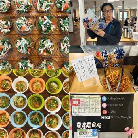 5月12日のメニューと黒板