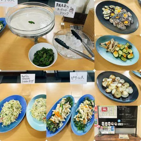 5月13日のメニューと黒板