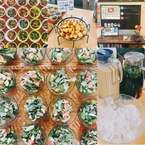 5月14日のメニューと黒板