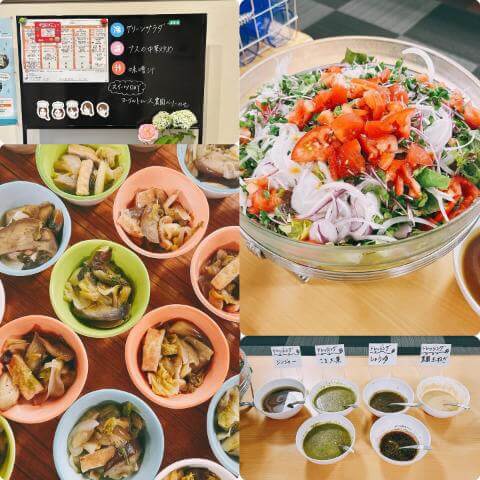 6月3日のメニューと黒板