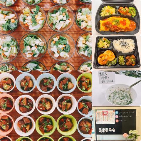 6月4日のメニューと黒板