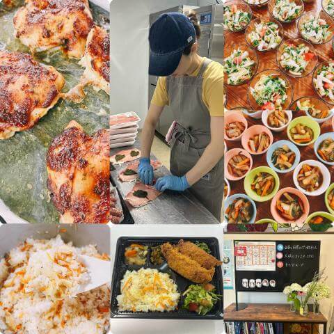 6月9日のメニューと黒板