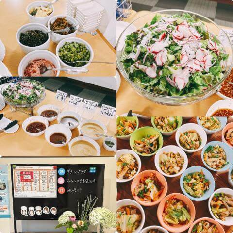 6月10日のメニューと黒板