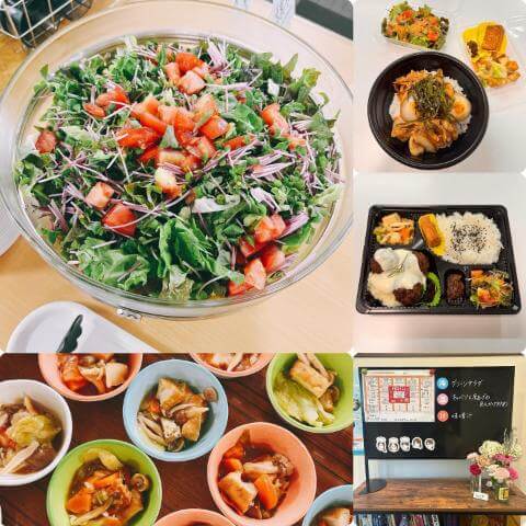 6月18日のメニューと黒板