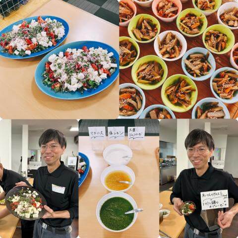 6月20日のメニューと黒板