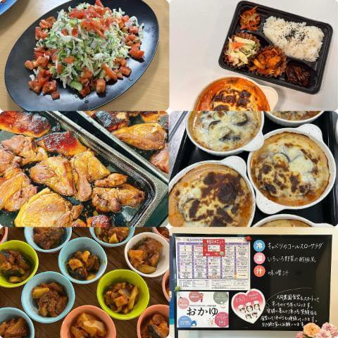 7月2日のメニューと黒板