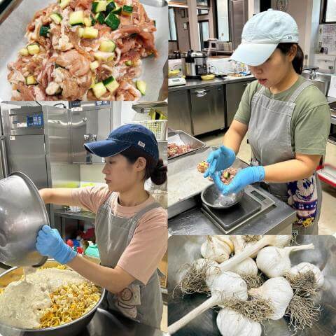 7月4日の厨房の様子