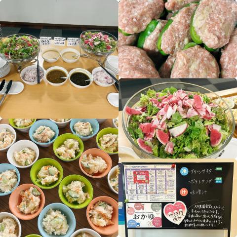 7月8日のメニューと黒板