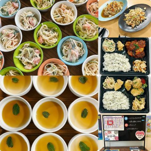 7月15日のメニューと黒板