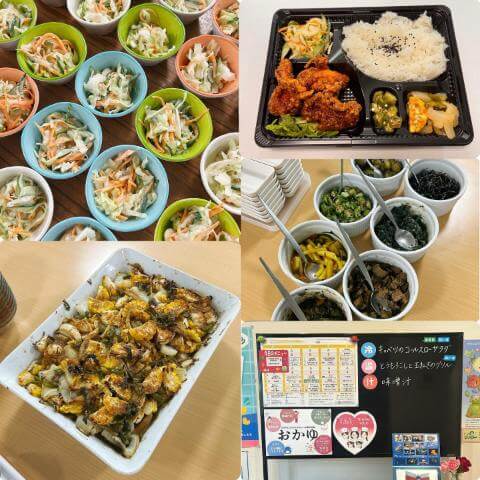 8月4日のメニューと黒板