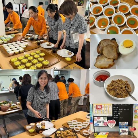 8月5日のメニューと黒板