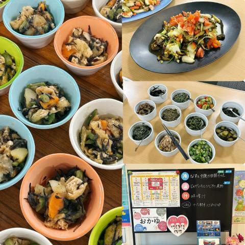 8月6日のメニューと黒板