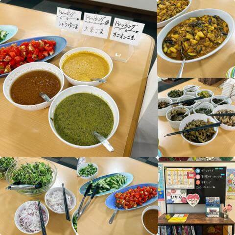 8月8日のメニューと黒板