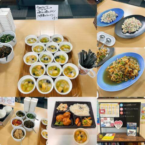 8月18日のメニューと黒板