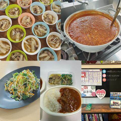 9月8日のメニューと黒板