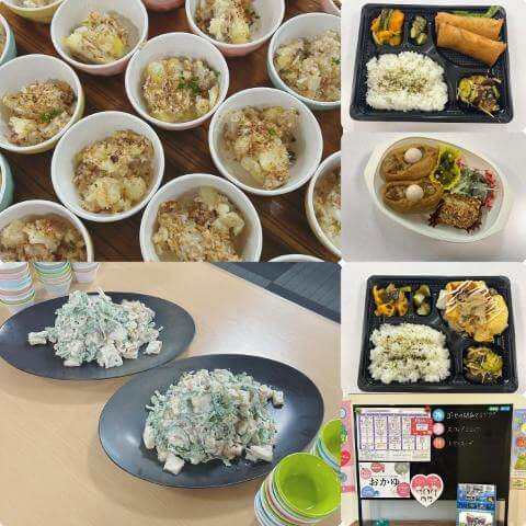 9月12日のメニューと黒板