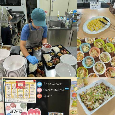 10月1日のメニューと黒板