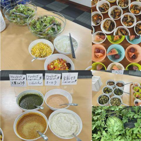 10月3日のメニューと黒板