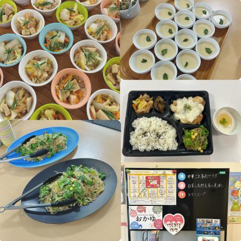 10月8日のメニューと黒板