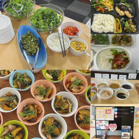 10月9日のメニューと黒板