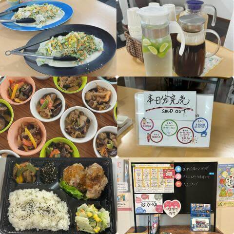 10月10日のメニューと黒板