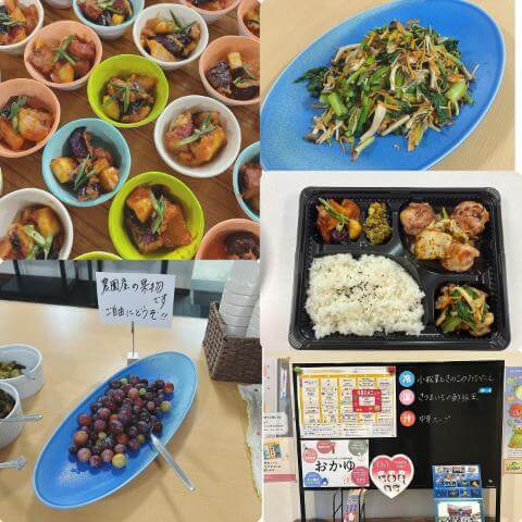 10月16日のメニューと黒板