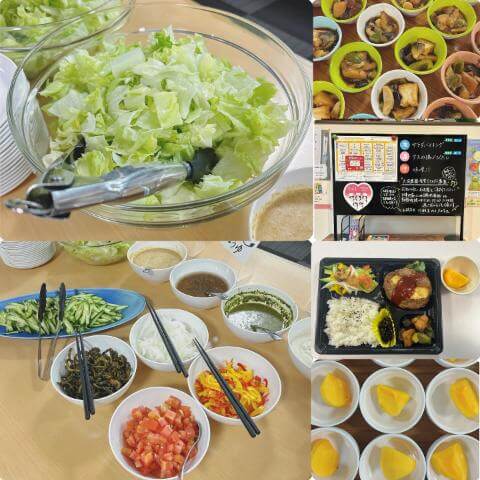 10月21日のメニューと黒板