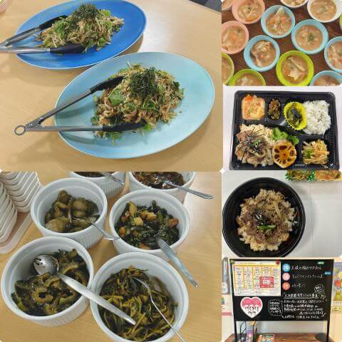 10月23日のメニューと黒板