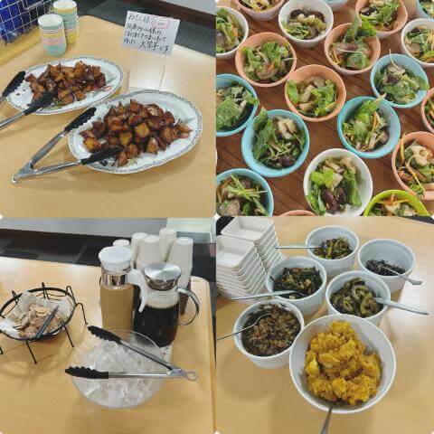 10月24日のメニューと黒板