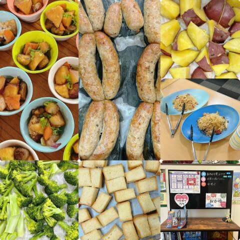 11月20日のメニューと黒板