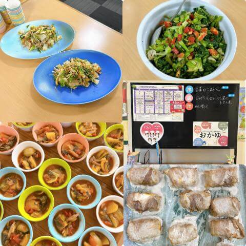 11月28日のメニューと黒板