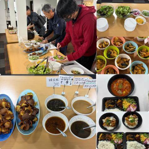 12月2日のメニューと黒板