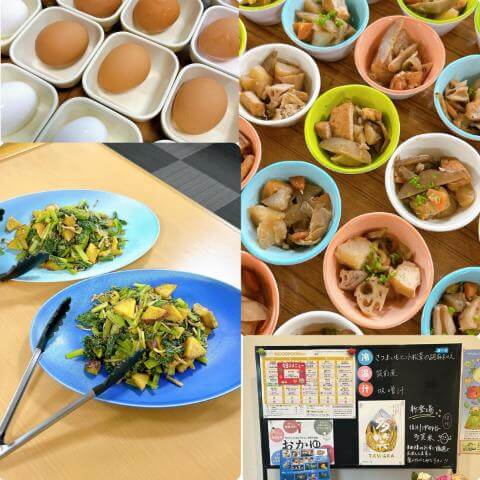 12月9日のメニューと黒板