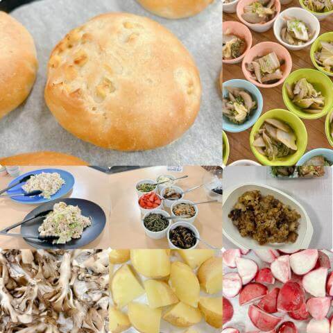 12月12日のメニューと黒板