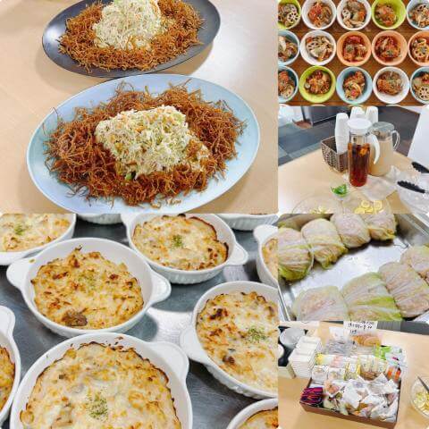 12月25日のメニューと黒板