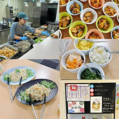 1月6日のメニューと黒板