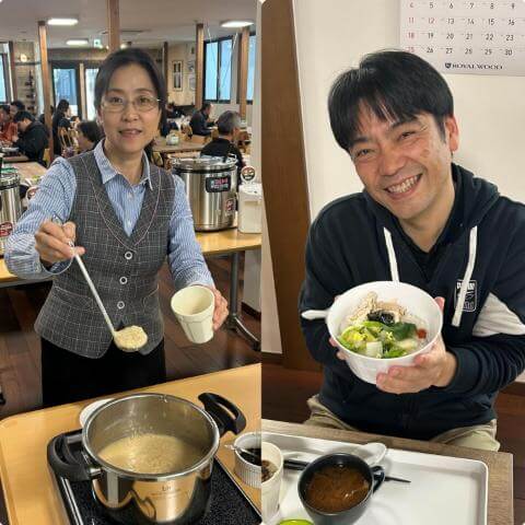 1月7日の食堂の様子