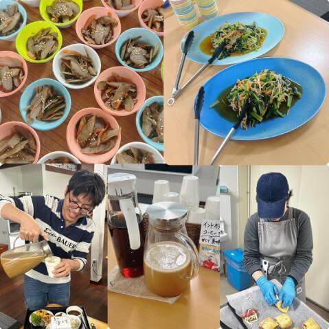 2月9日のメニューと黒板